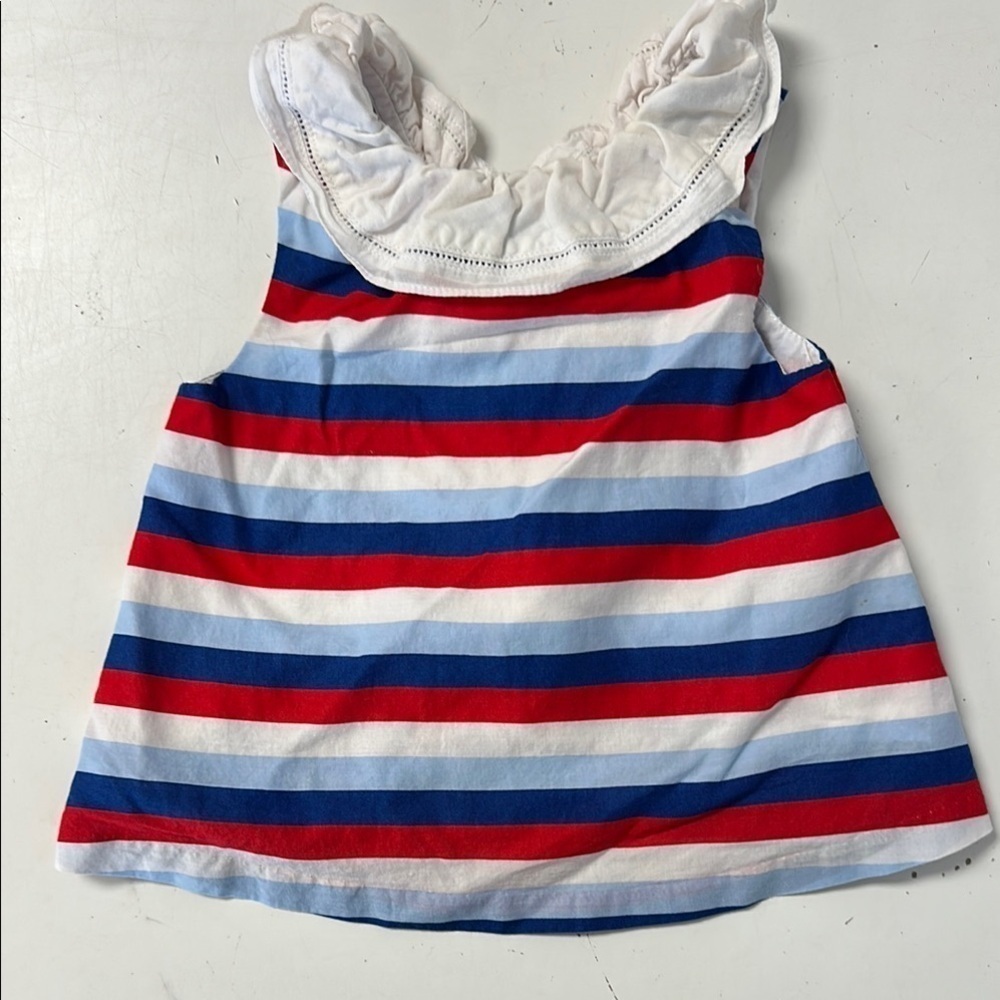 Janie and Jack 4th of July Best Tank Top Shirt 6-12m